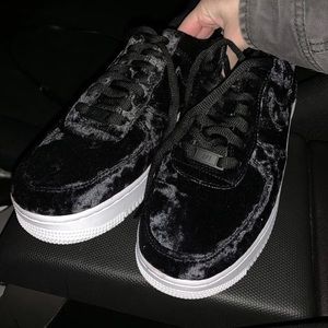 Black velvet Air Force 1